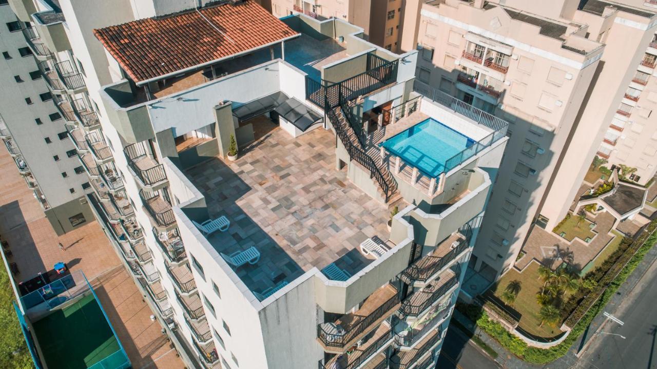 Apê Com Piscina E Ar - 2Q Da Praia Da Enseada. Guarujá Exterior foto